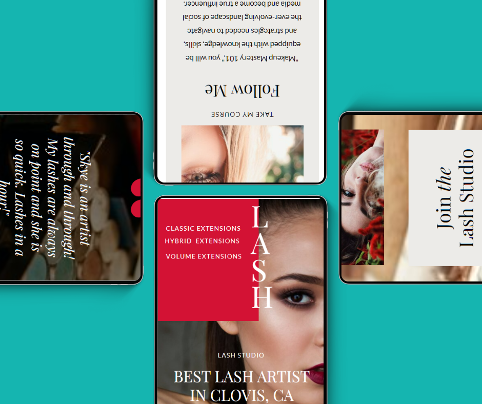 Esthetician Website Template | Beauty Websites 