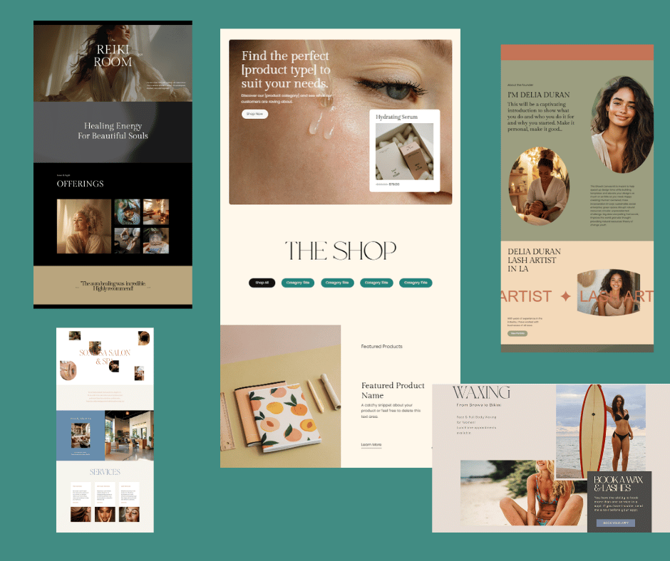 Malabella design Beauty website templates