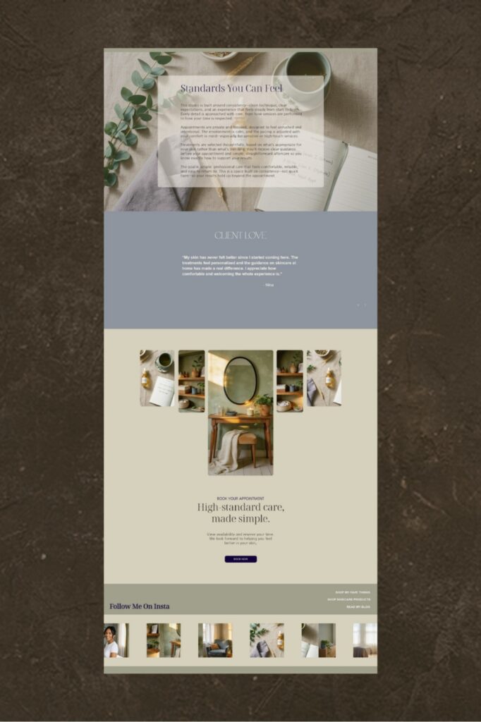Best Website Templates for Estheticians