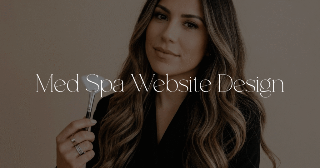 Med Spa Website Design by Malabella design